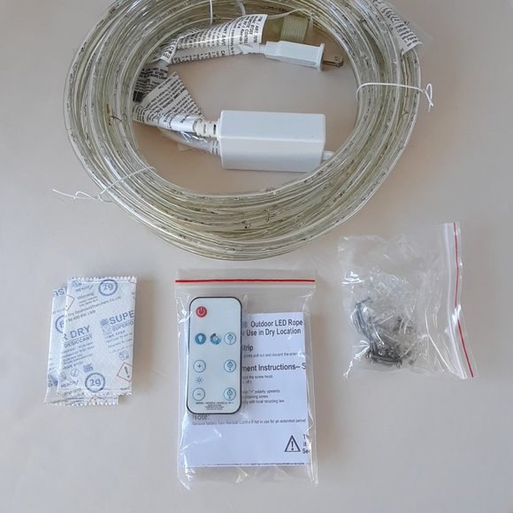 LED Rope Light With Remote Control Dimmer 18ft - Picture 8 of 13